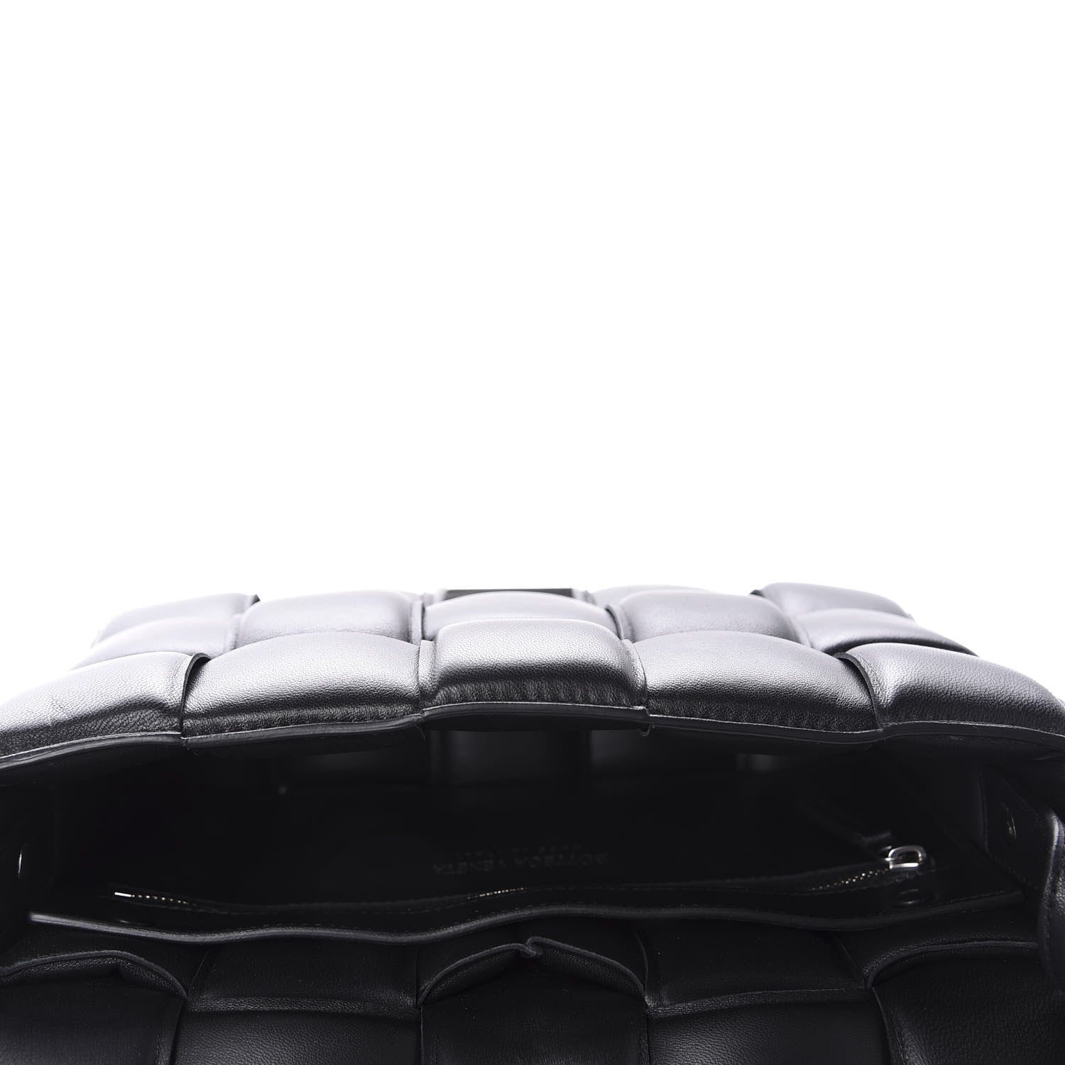 Bottega Veneta Nappa Maxi Intreccio Padded Cassette Crossbody Bag Black 5 of 10