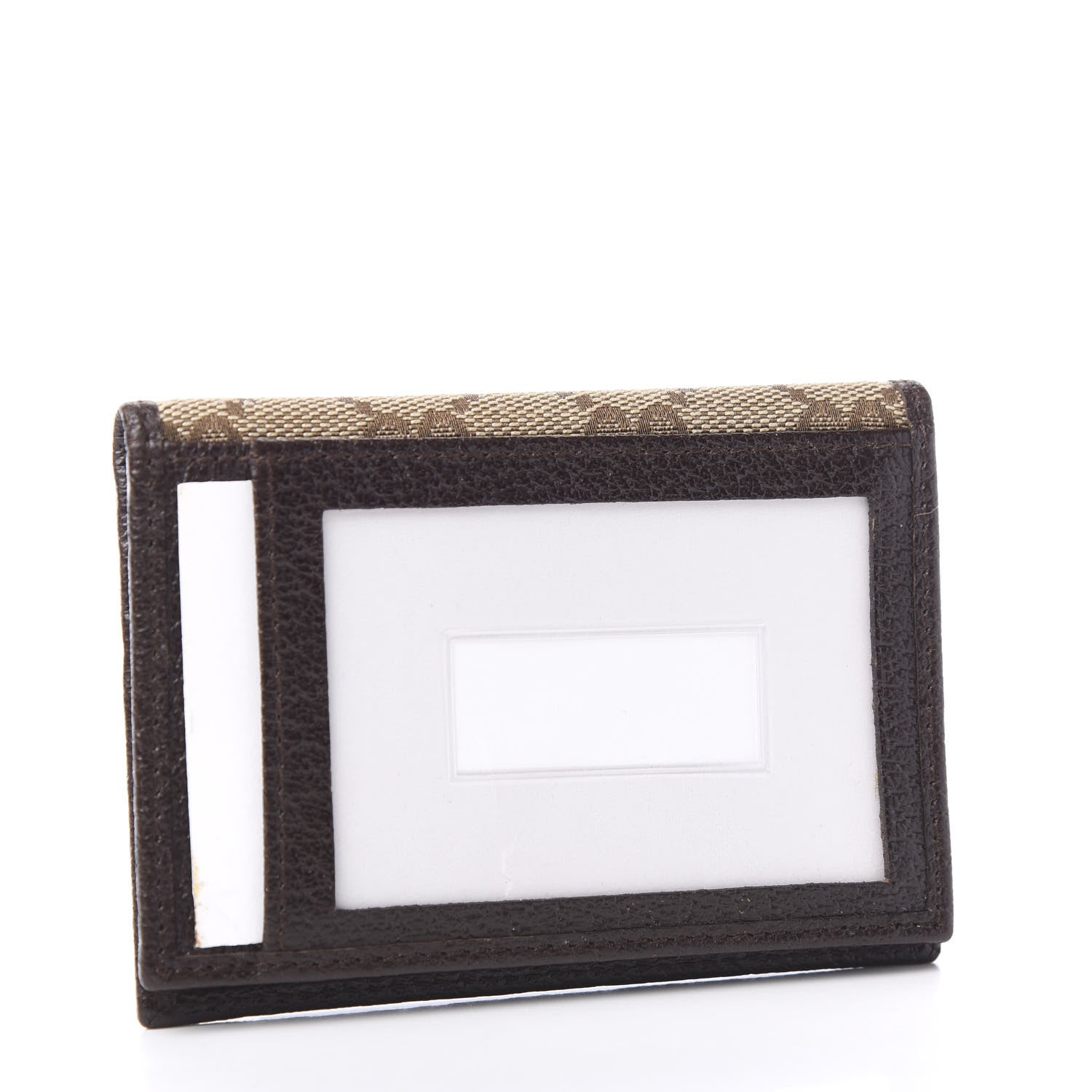 Gucci GG Monogram Bi-Fold Wallet Dark Brown 2 of 6