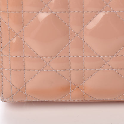 Christian Dior Patent Cannage Medium Lady Dior Beige 12 of 18