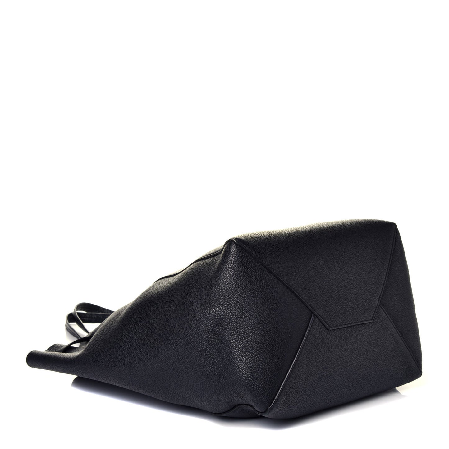 Soft Grained Calfskin Medium Belt Cabas Phantom Black