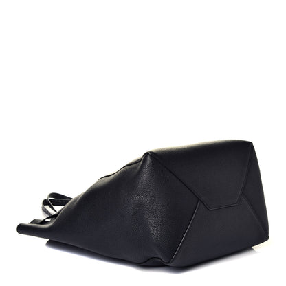 Celine Soft Grained Calfskin Medium Belt Cabas Phantom Black 4 of 9