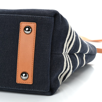 Chanel Denim Large Shopping Tote Blue 9 of 9
