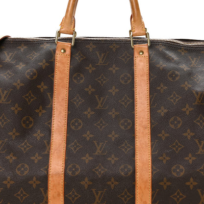 Louis Vuitton Monogram Keepall Bandouliere 55 7 of 9