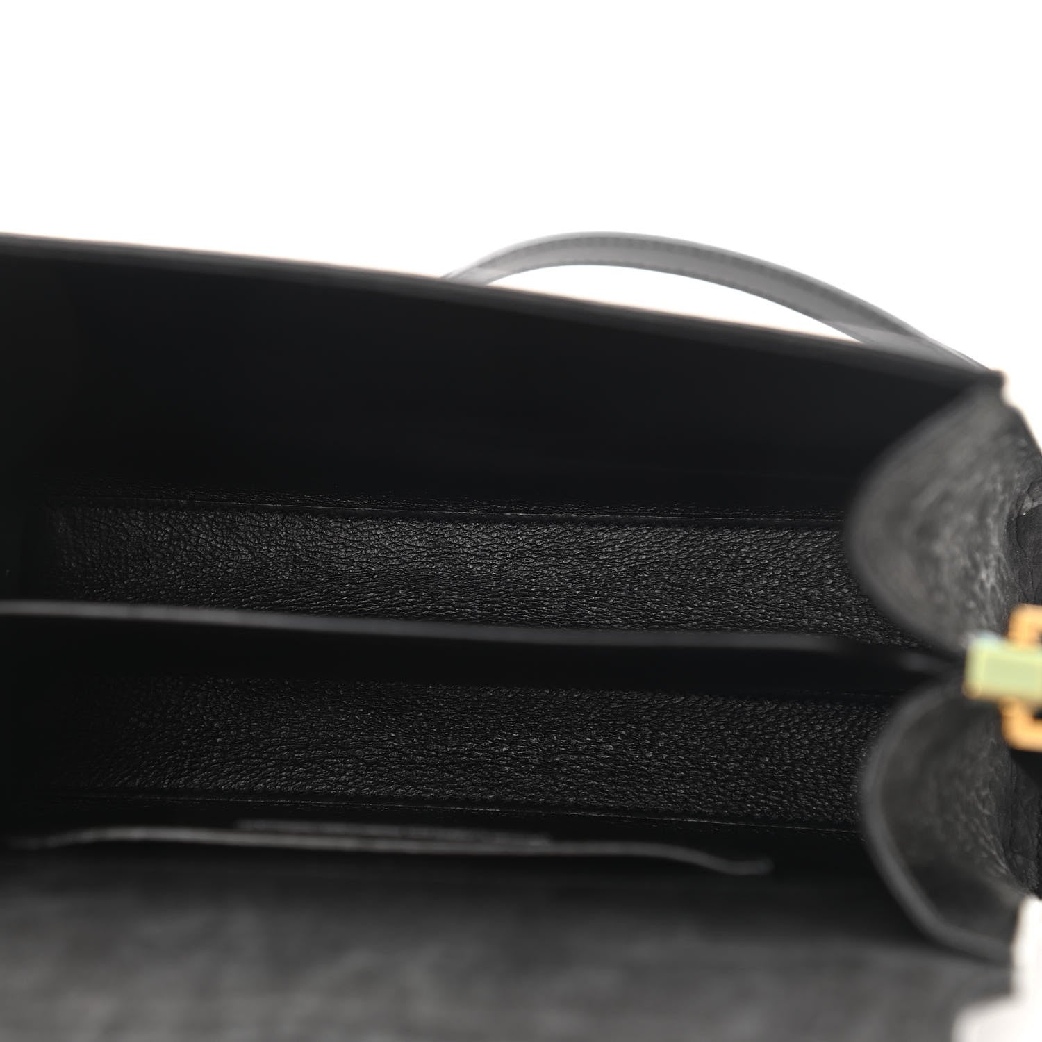 Saint Laurent Nubuk Crocodile Embossed Mini Classic Monogram Cassandra Top Handle Black 5 of 12
