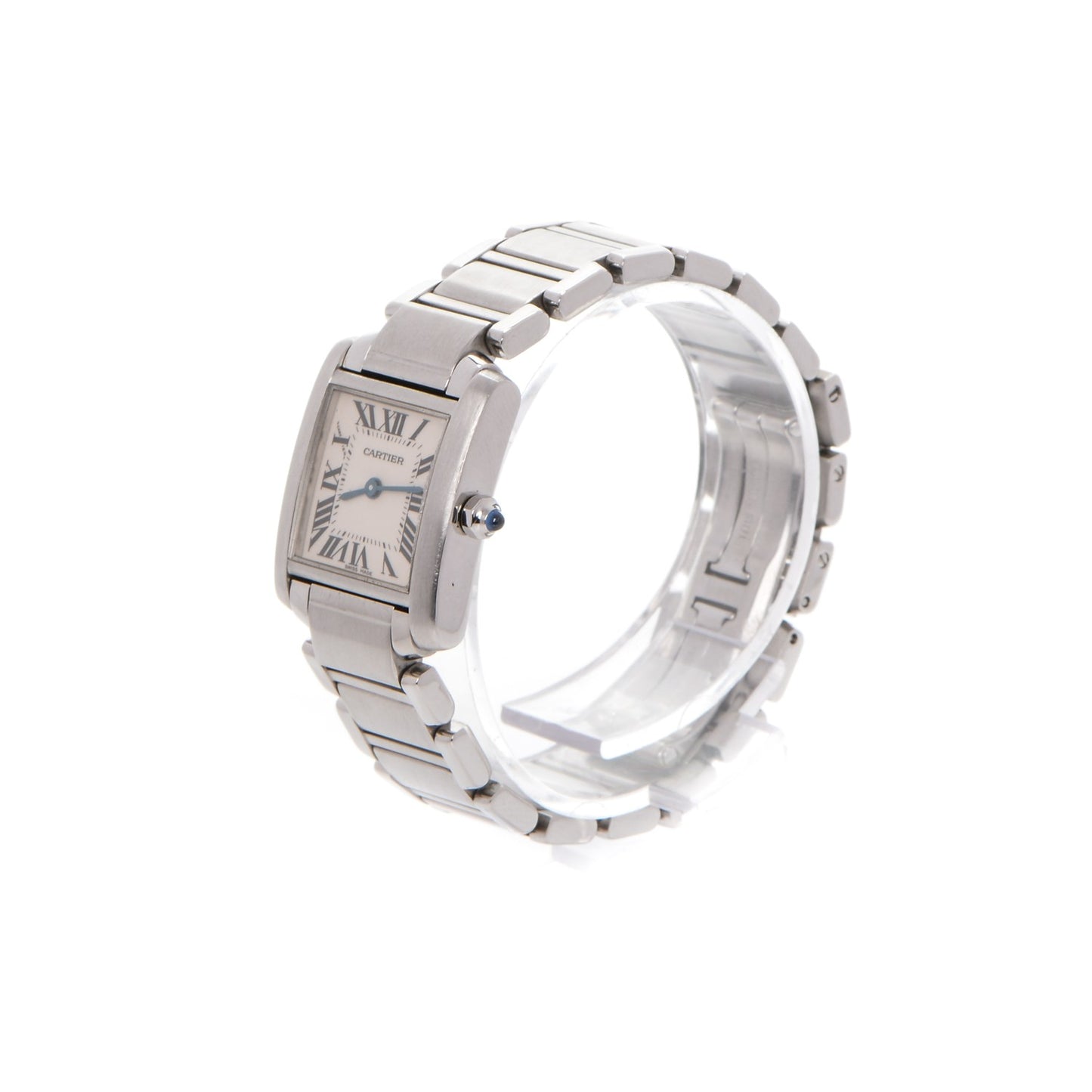Stainless Steel 20mm Tank Francaise Quartz Watch