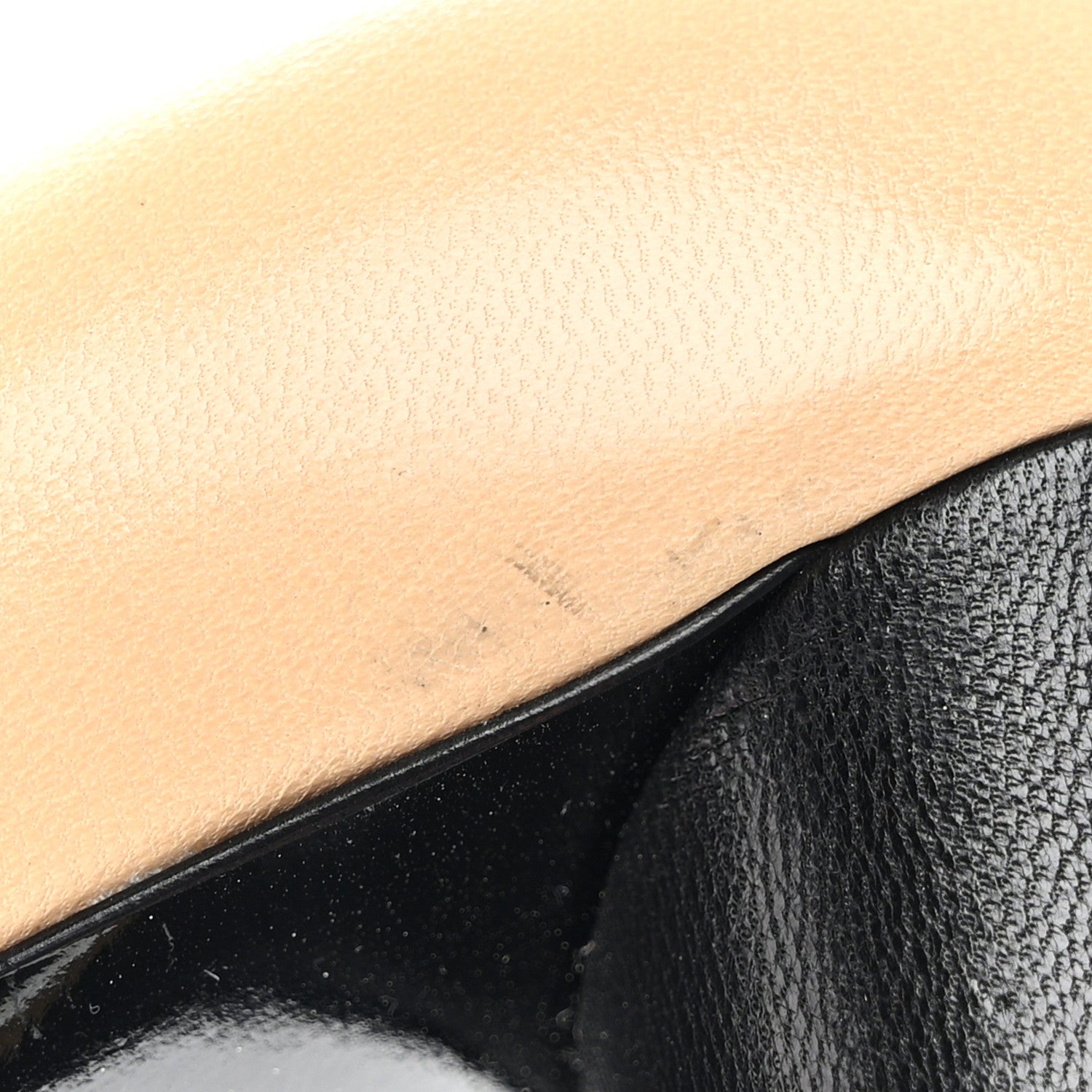 Chanel Lambskin Cap Toe Pumps 39 Beige Black 9 of 9