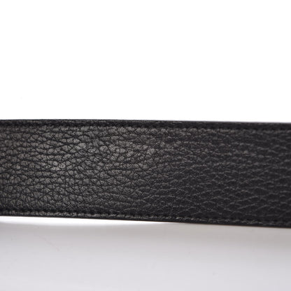 Gucci Calfskin Double G Reversible 37mm Belt 90 36 Black Cocoa 7 of 11