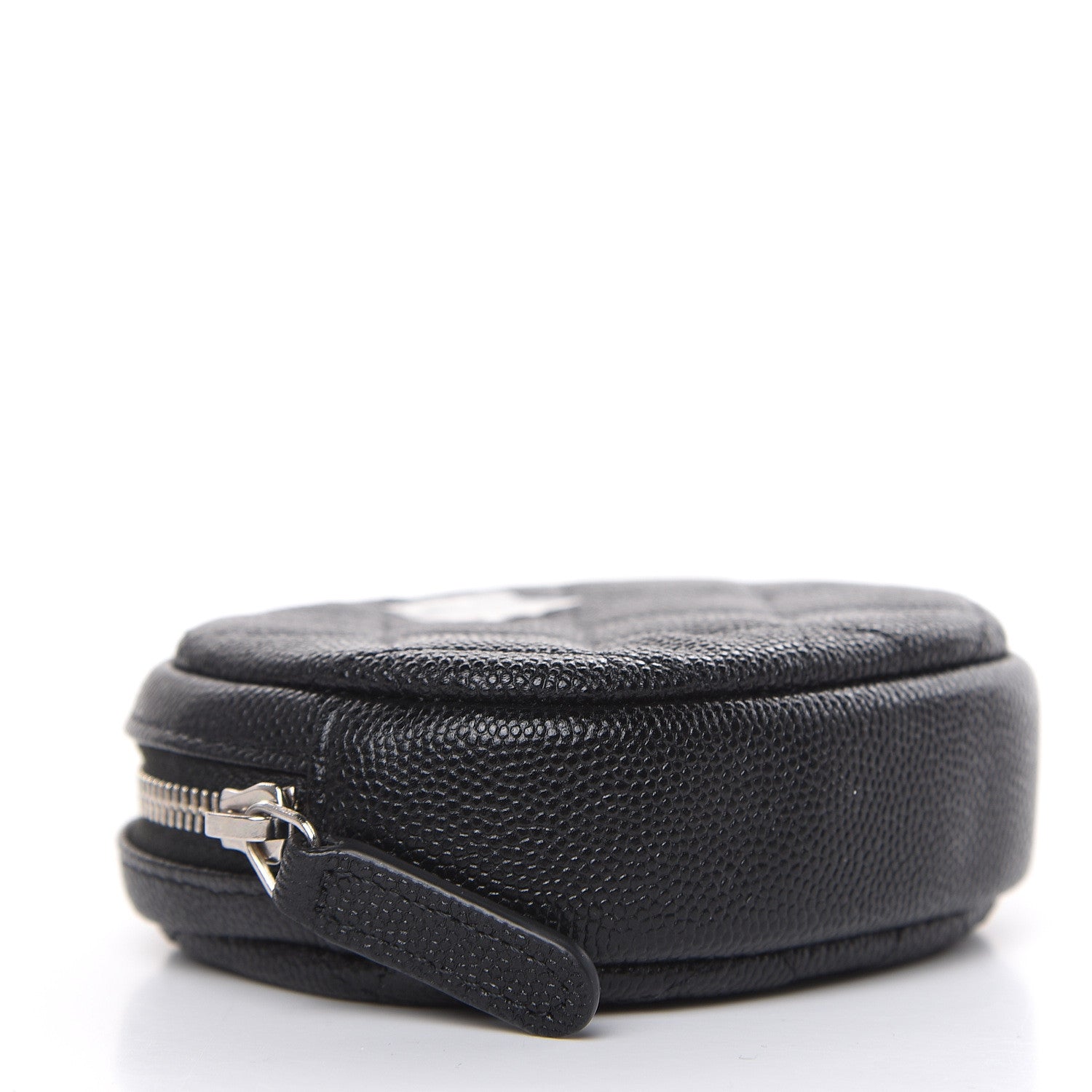 Chanel Caviar Quilted Zip Around Classic Coin Purse Black 4 of 7