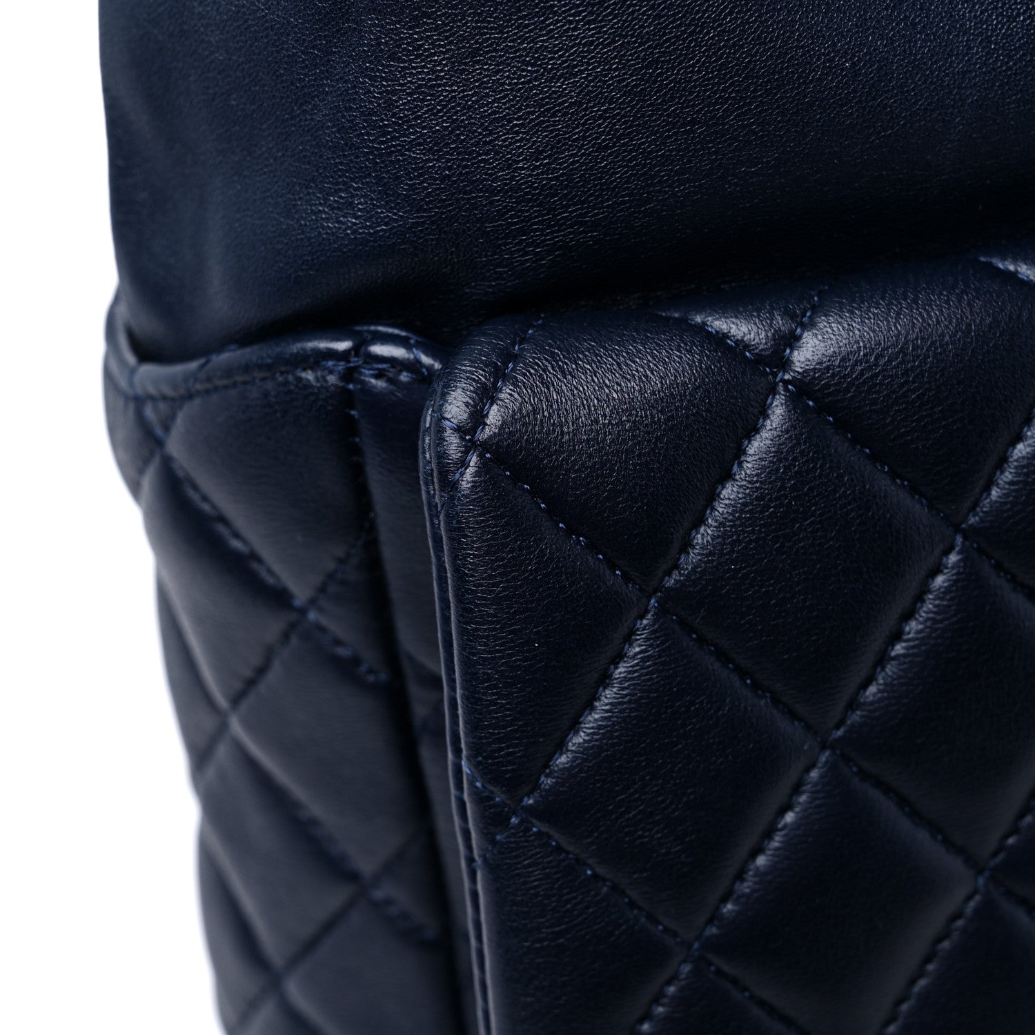 Chanel Lambskin Quilted Large In Seoul Backpack Navy 11 of 12