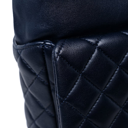 Chanel Lambskin Quilted Large In Seoul Backpack Navy 11 of 12