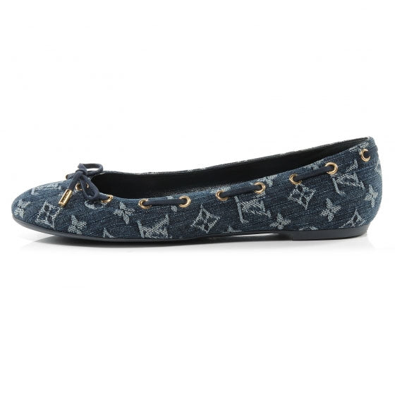 Monogram Denim Oasis Ballerina Flats