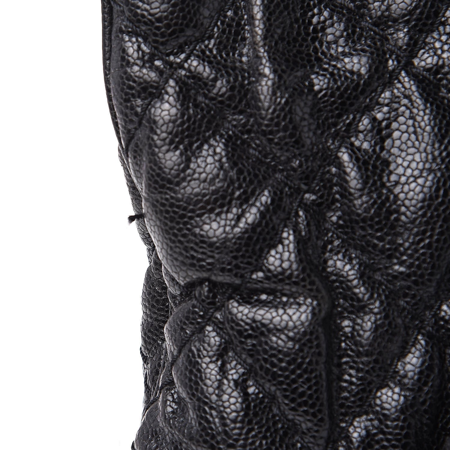 Chanel Iridescent Caviar Quilted Tote Black 11 of 12