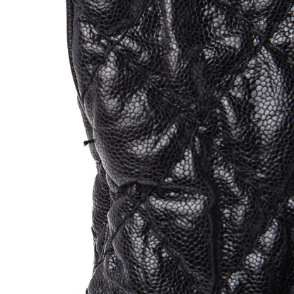Chanel Iridescent Caviar Quilted Tote Black 11 of 12