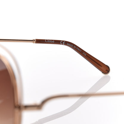 Chloe Oversized Round Sunglasses CE126S Gold 6 of 7