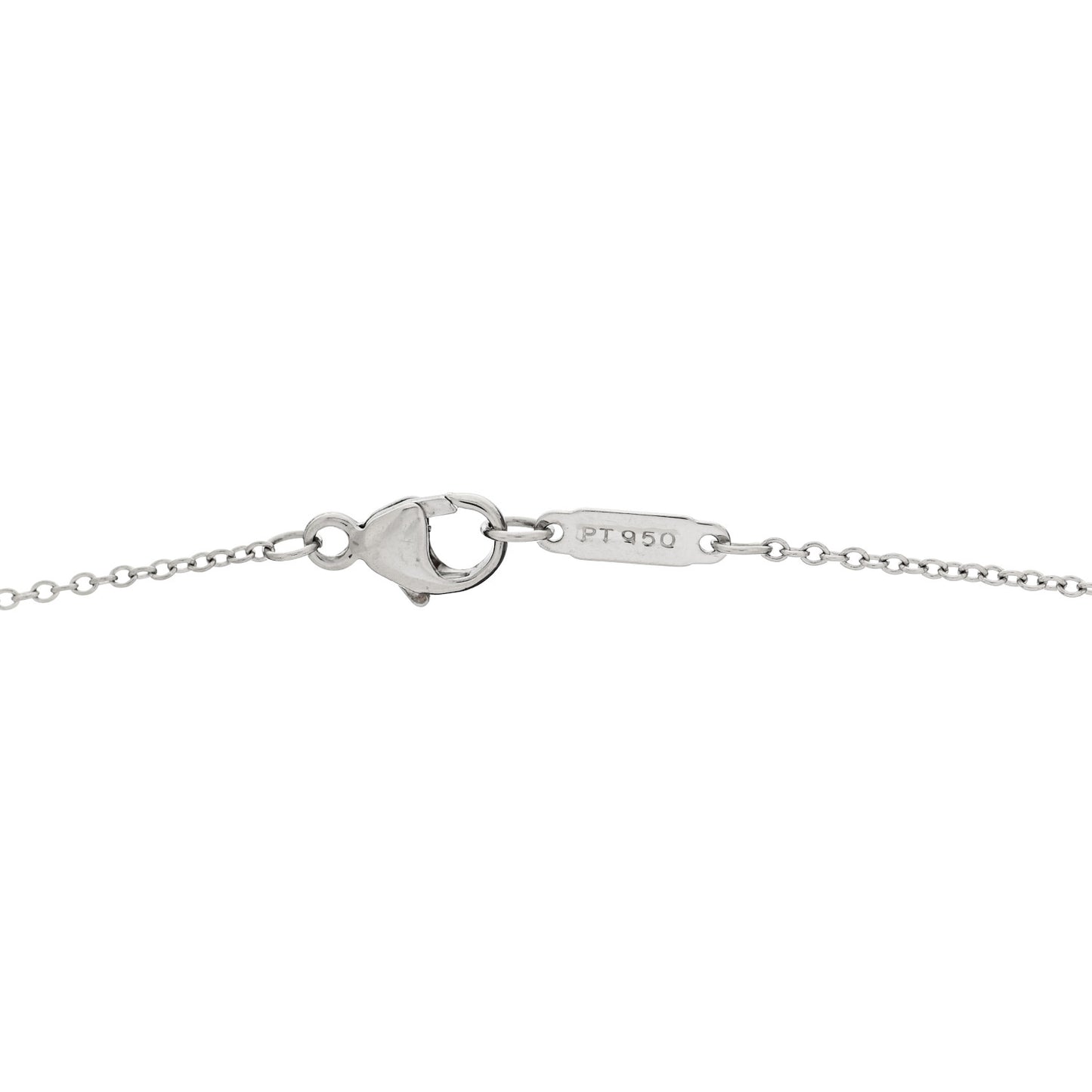 Platinum Diamond Jazz Double Drop Pendant Necklace