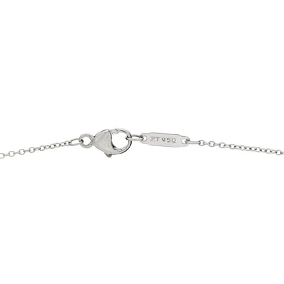 Tiffany Platinum Diamond Jazz Double Drop Pendant Necklace 6 of 6