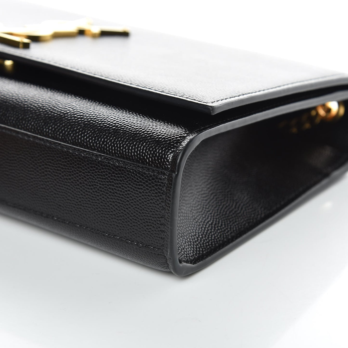 Grain De Poudre Medium Classic Monogram Kate Satchel Black