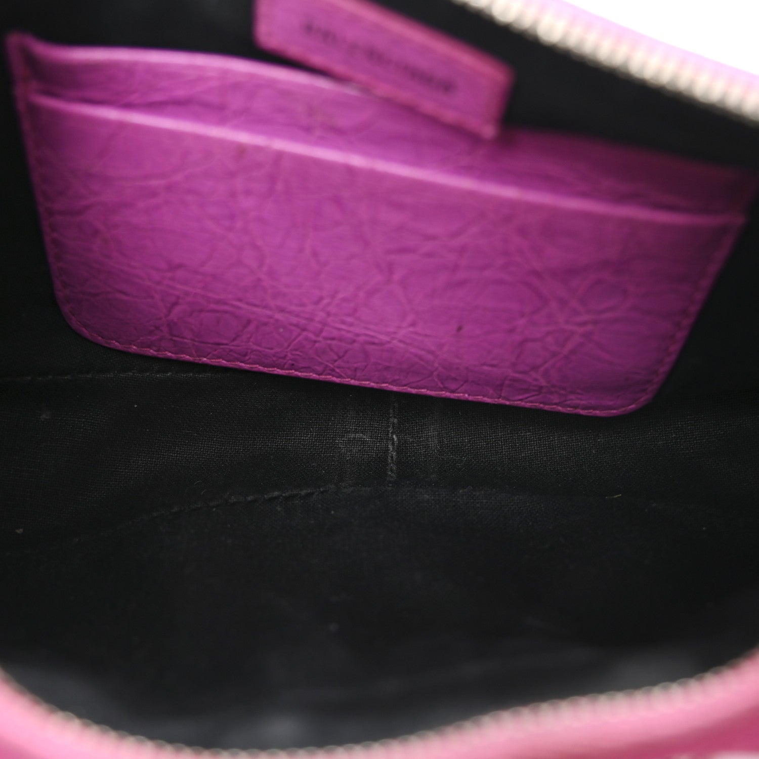 Balenciaga Agneau Arena Le Cagole Mini Purse With Chain Lipstick Pink 5 of 15