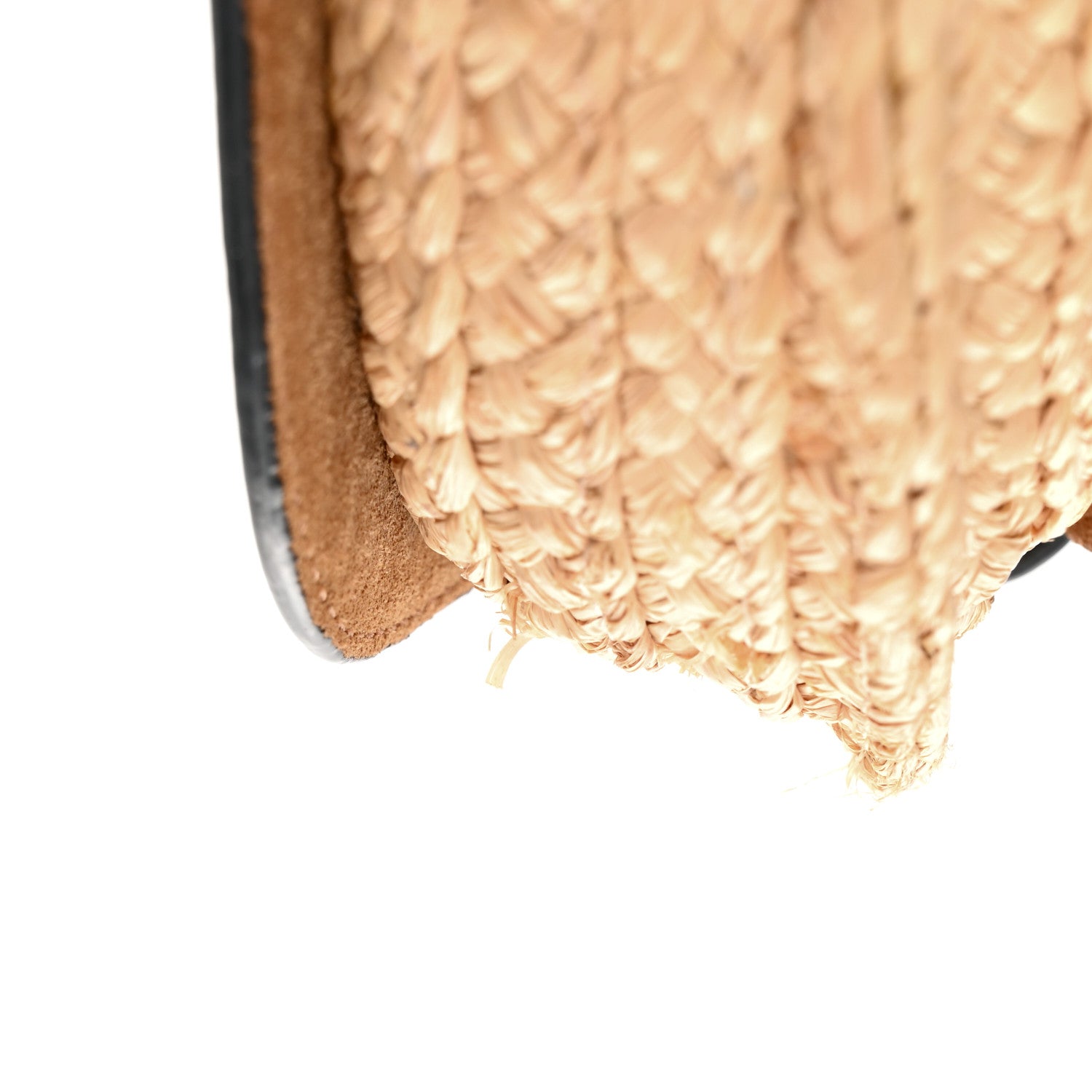 Loewe Calfskin Raffia Mini Gate Crossbody Bag Natural Tan 12 of 13