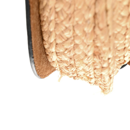 Loewe Calfskin Raffia Mini Gate Crossbody Bag Natural Tan 12 of 13