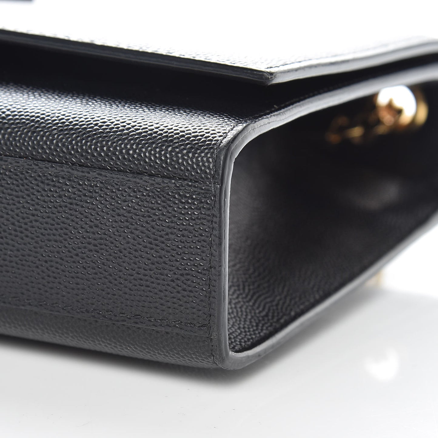 Grain De Poudre Medium Classic Monogram Kate Satchel Black