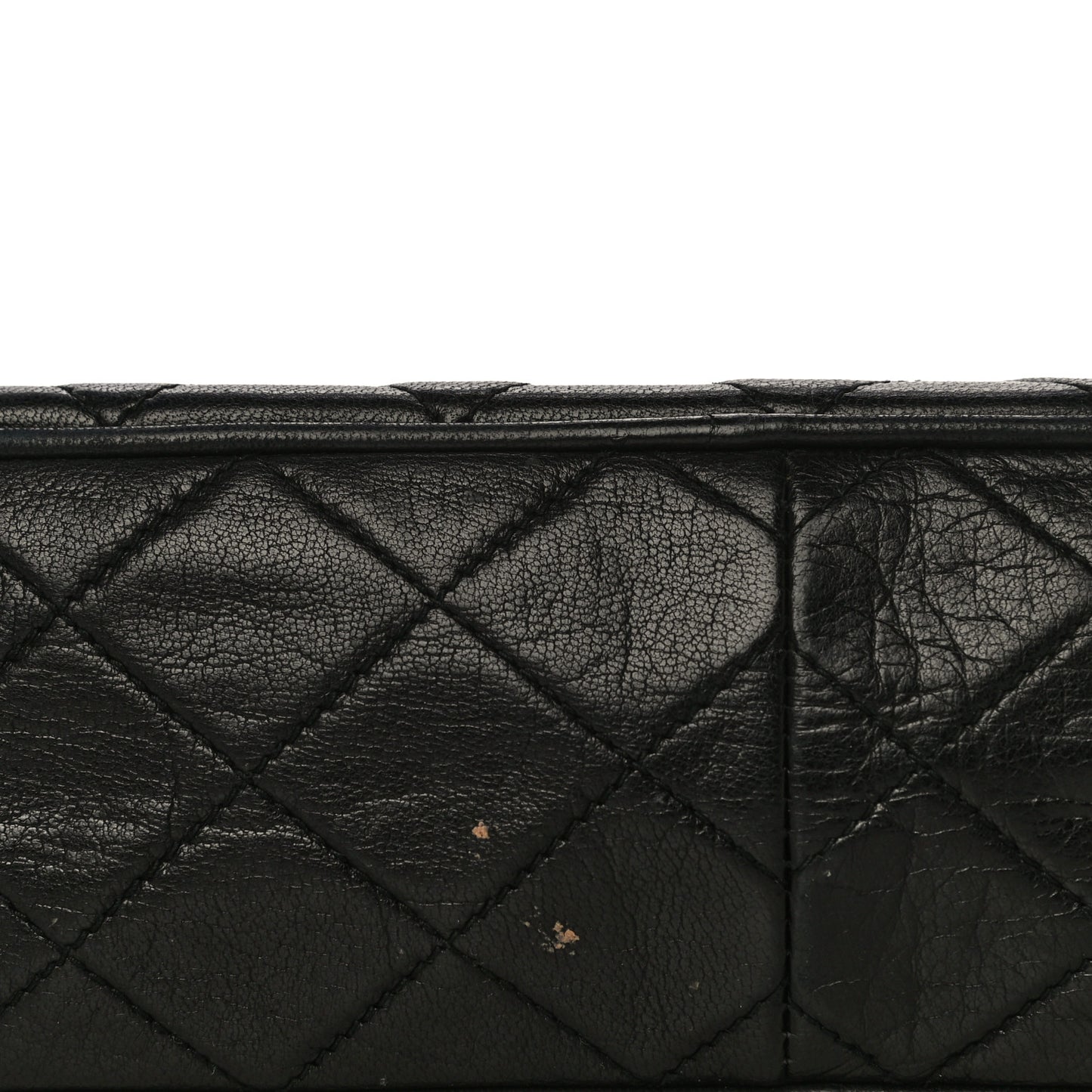 Lambskin Quilted CC Tassel Camera Case Black