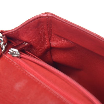 Chanel Lambskin Quilted Mini Square Flap Red 8 of 14
