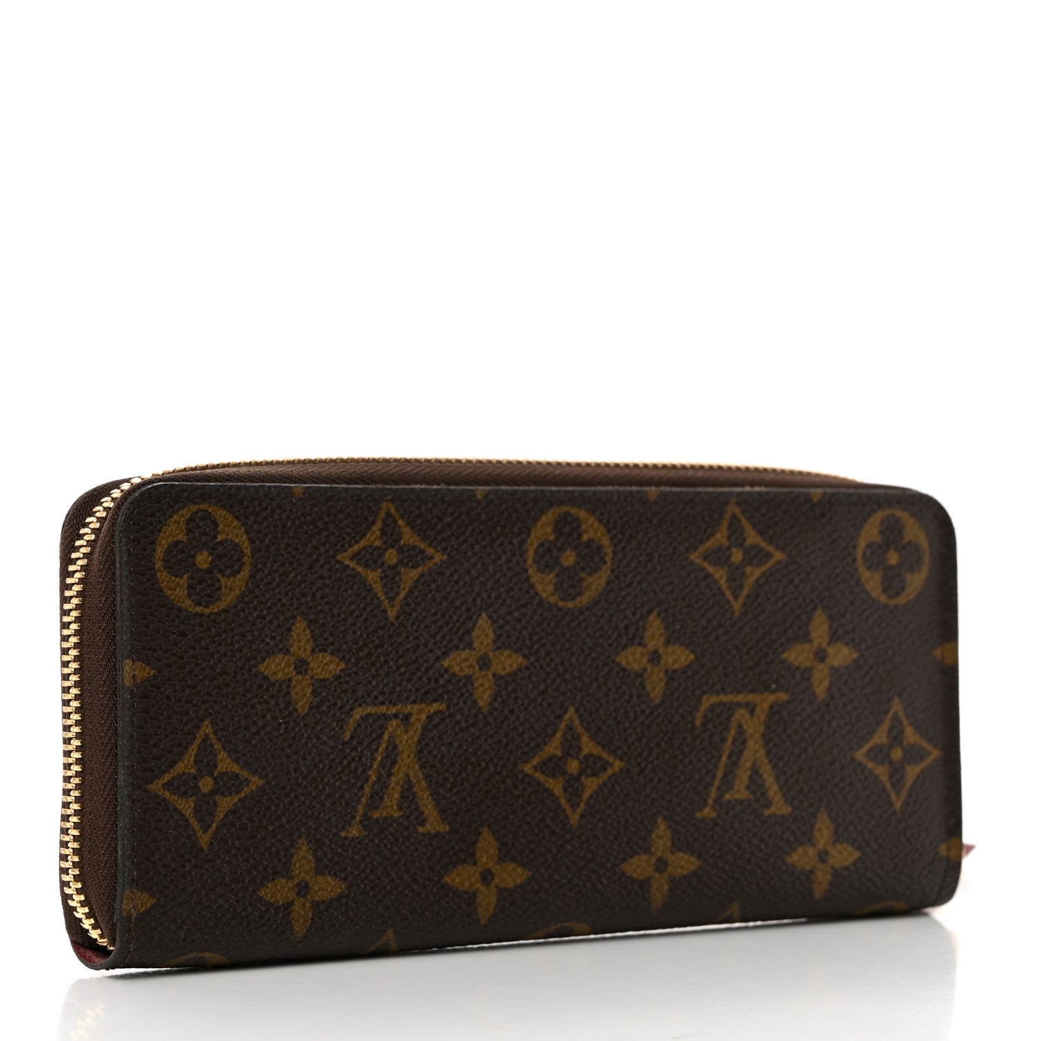 Louis Vuitton Monogram Clemence Wallet Fuchsia 3 of 7