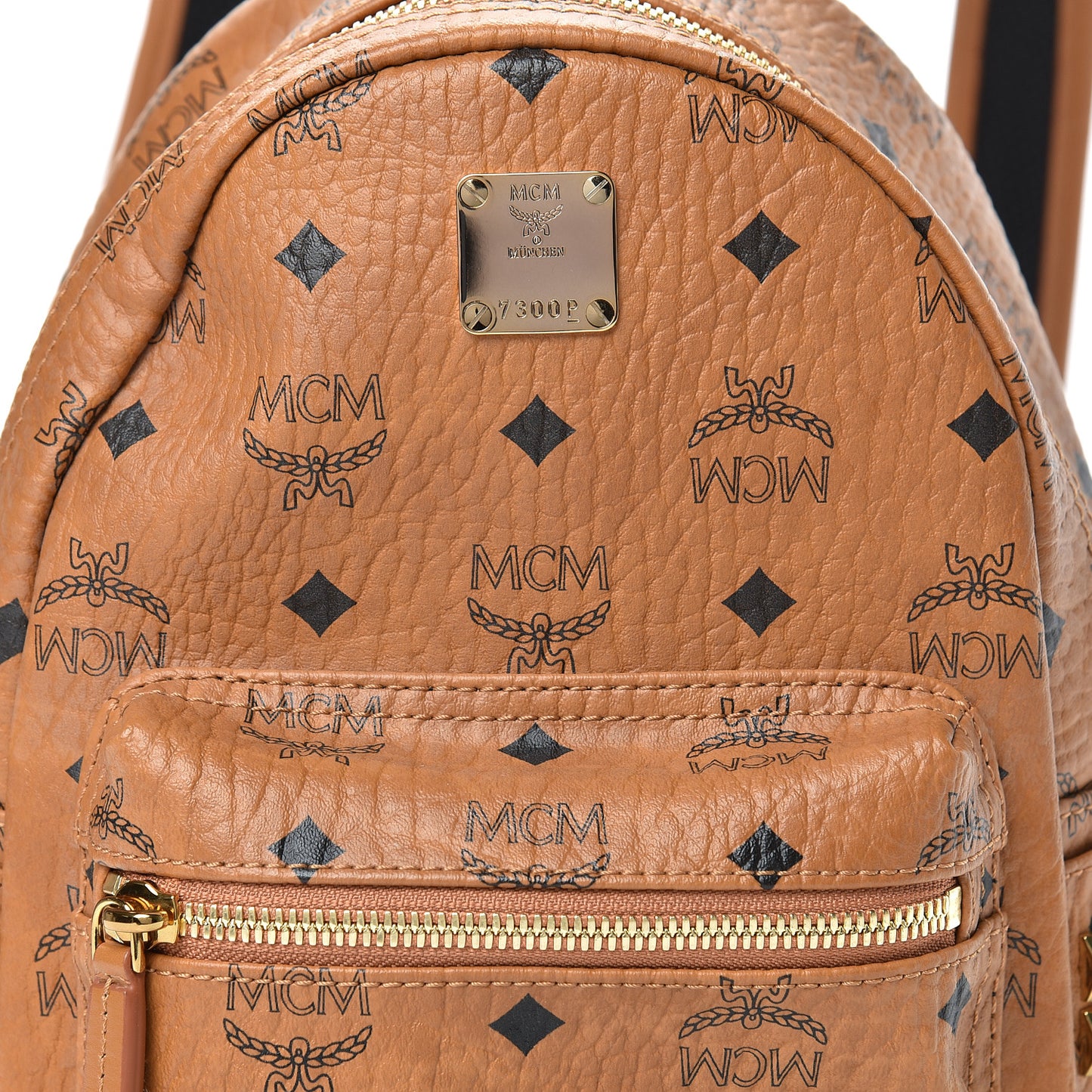 Visetos Side Stud Mini Stark Backpack Cognac