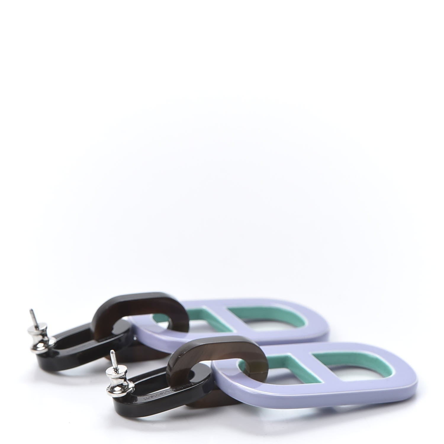 Hermes Buffalo Horn Chaine D'Ancre Earrings Multicolor 3 of 6