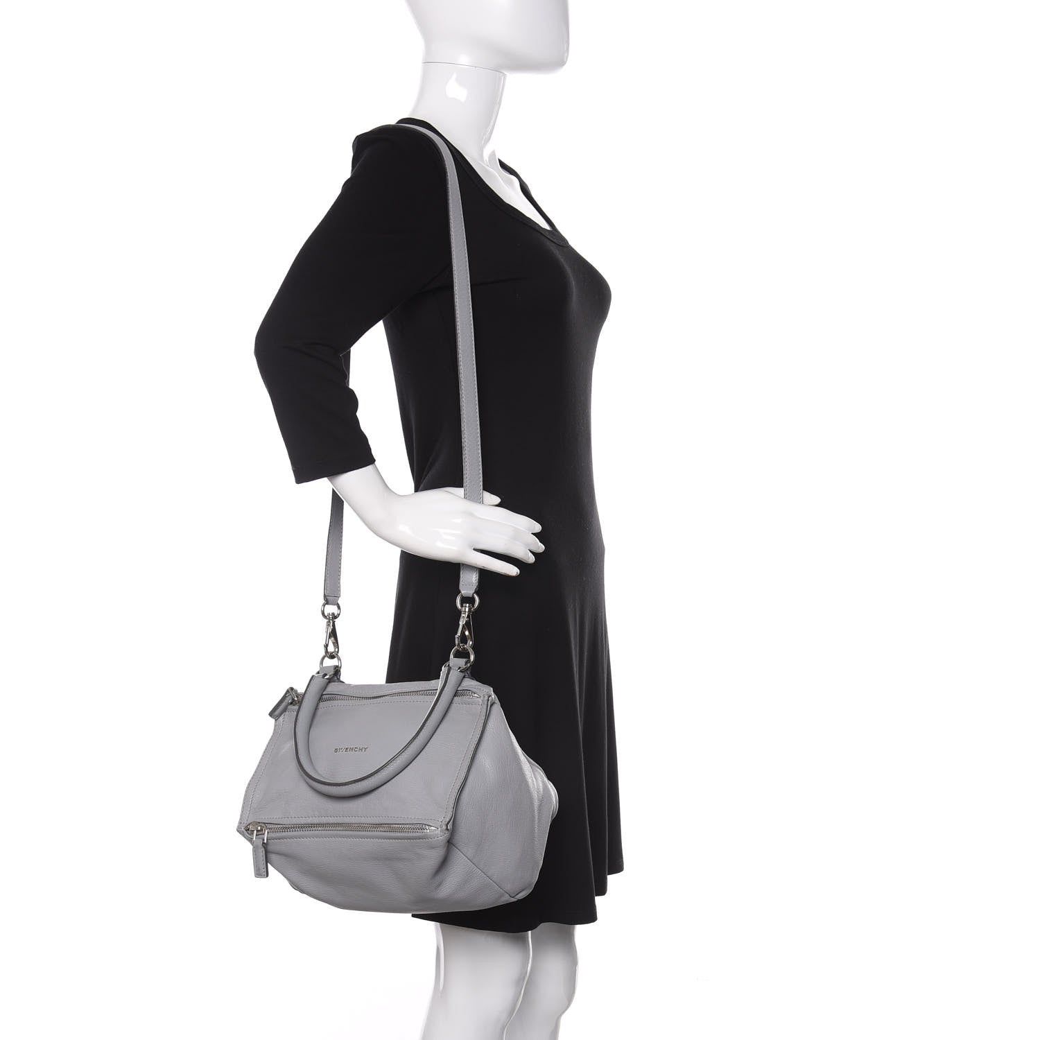 Givenchy Sugar Goatskin Small Pandora Dove Grey 2 of 8