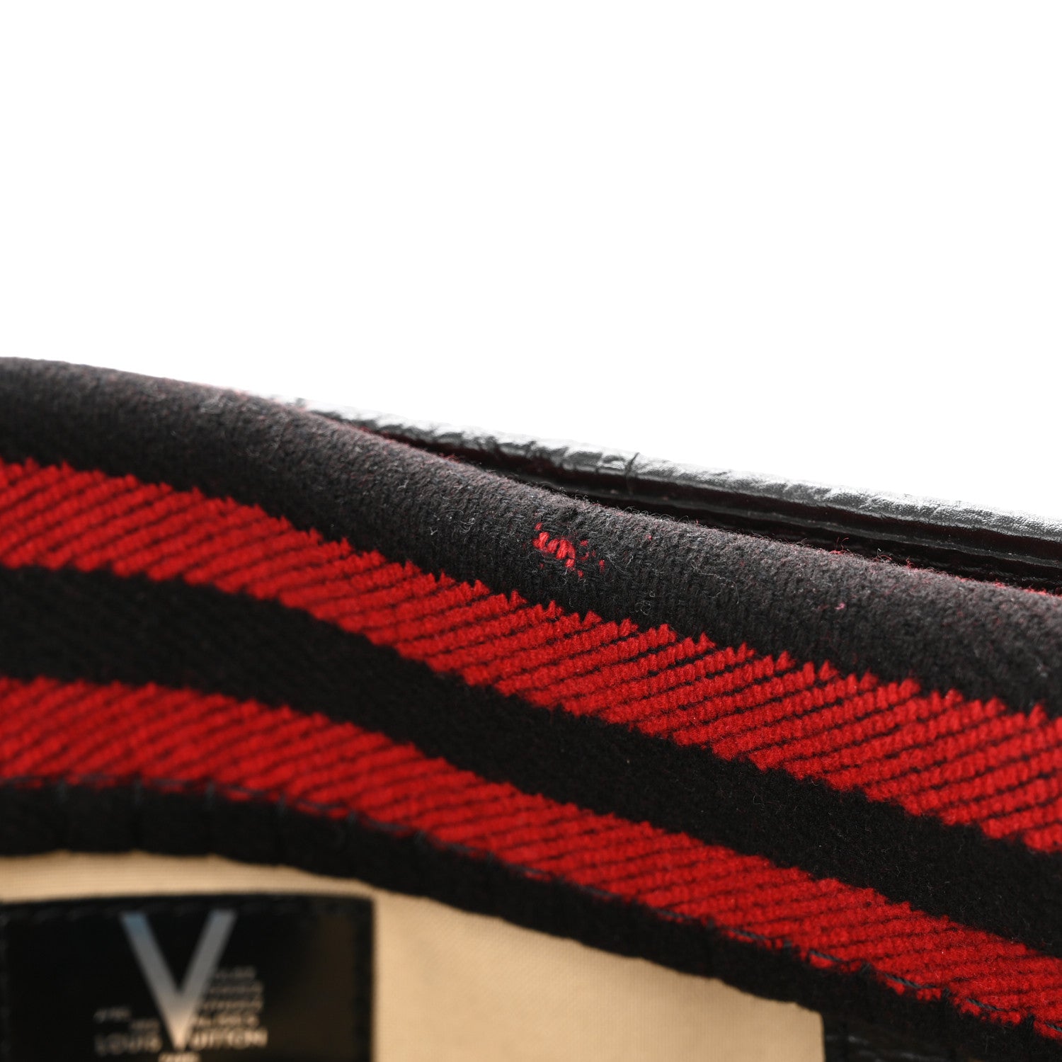 Louis Vuitton Wool Vail Blanket Cabas Red 11 of 13