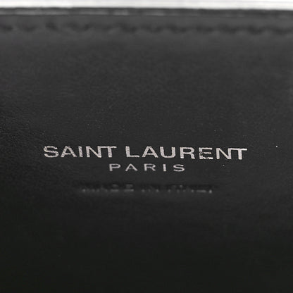 Saint Laurent Calfskin Crocodile Embossed Nano Sac De Jour Black 6 of 8