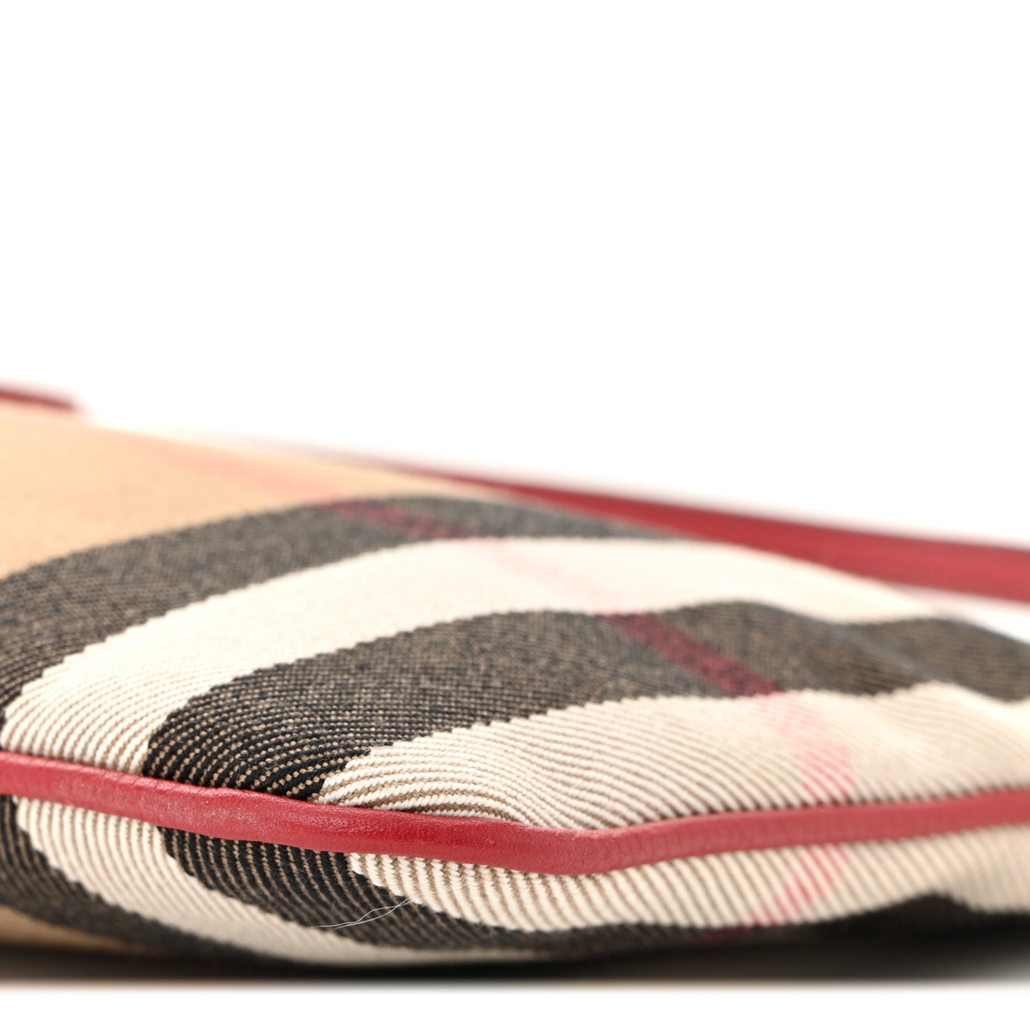 House Check Derby Peyton Crossbody Clutch Bag Red