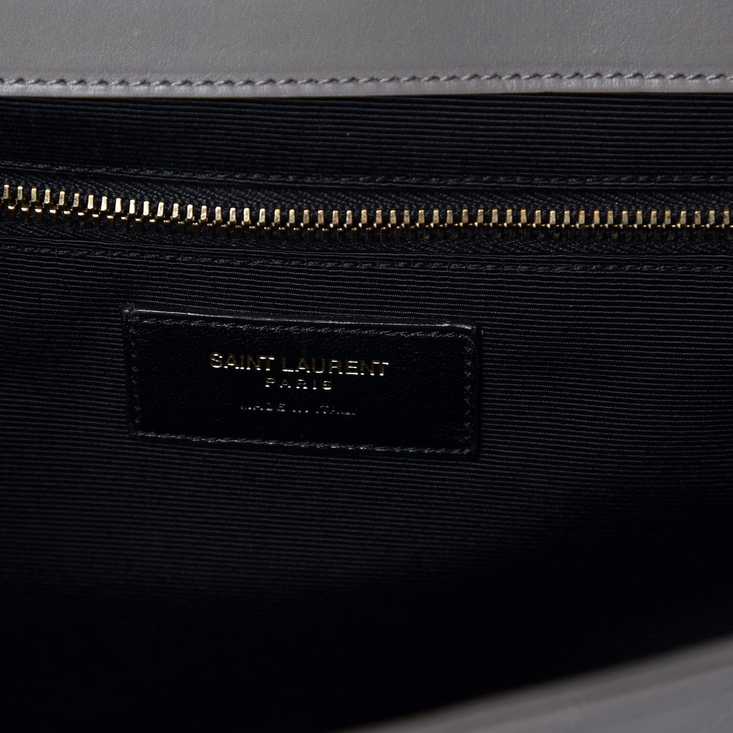 Saint Laurent Smooth Calfskin Matelasse Large Monogram Satchel Fog 6 of 12