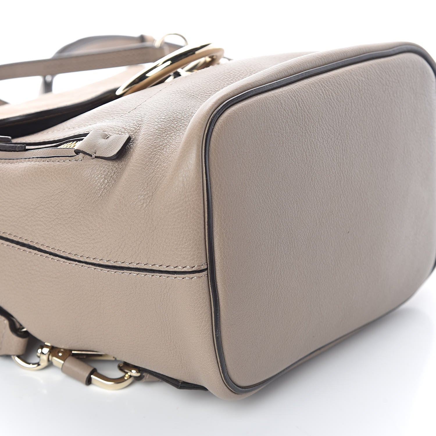 Chloe Suede Calfskin Small Faye Backpack Motty Grey 9 of 9