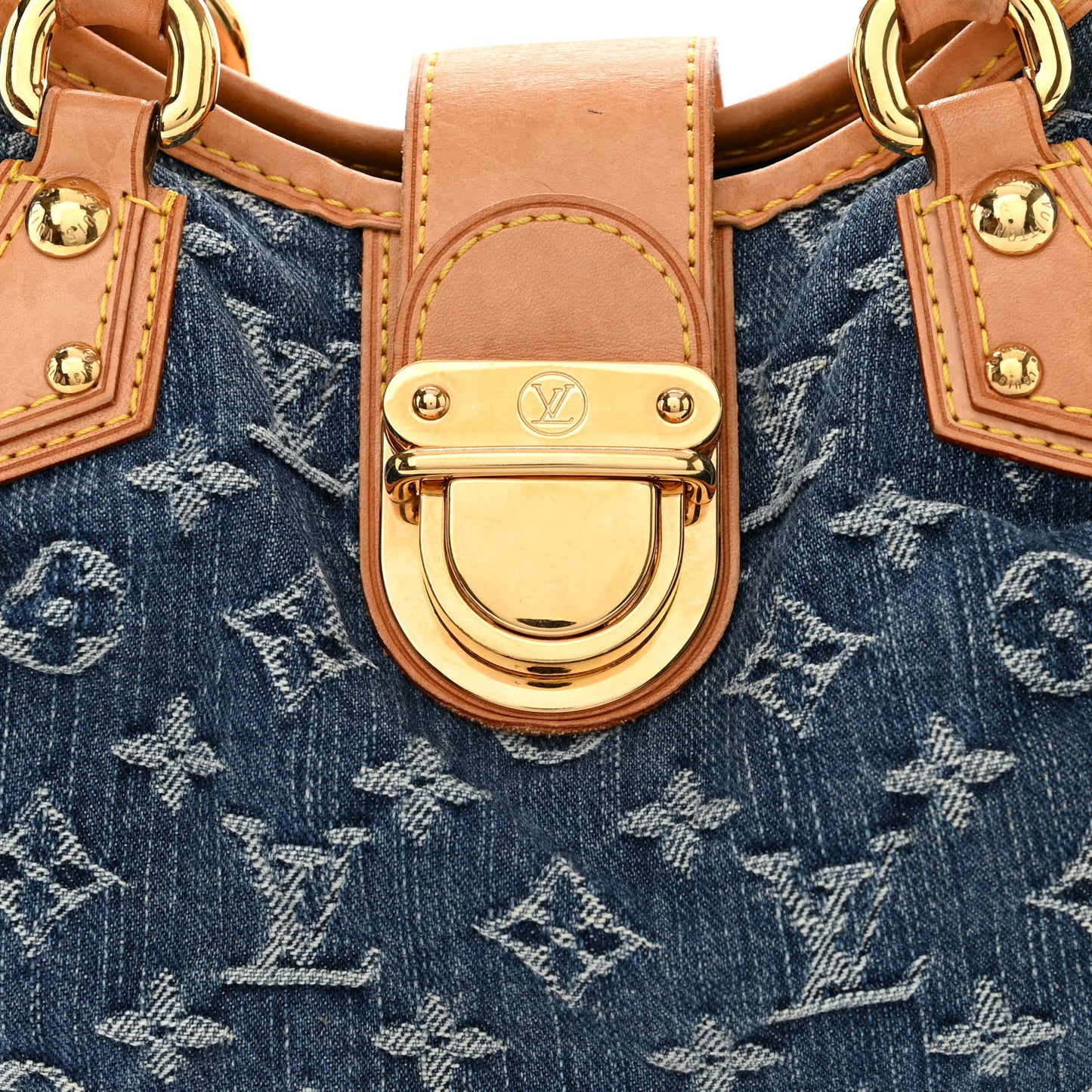 Monogram Denim Pleaty Blue