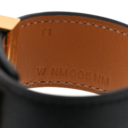 Hermes Chevre Chamkila Collier de Chien CDC 24 Bracelet T1 Black 5 of 6