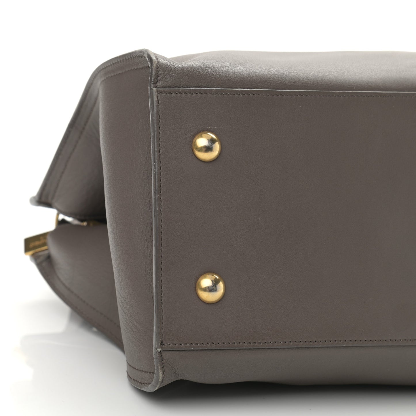 Calfskin Small Classic Y Cabas Gray