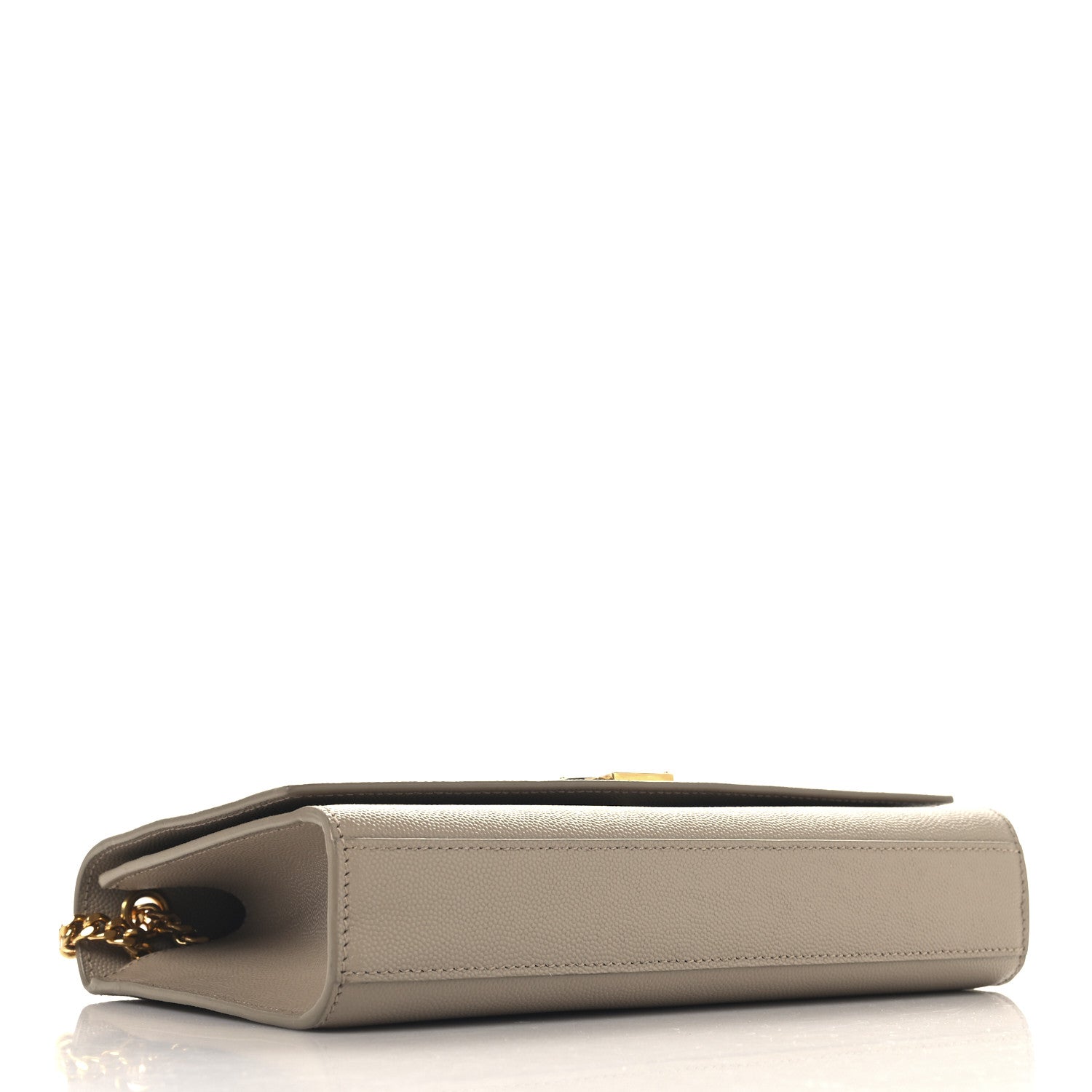 Saint Laurent Grain De Poudre Medium Monogram Kate Satchel Nude Powder 4 of 11