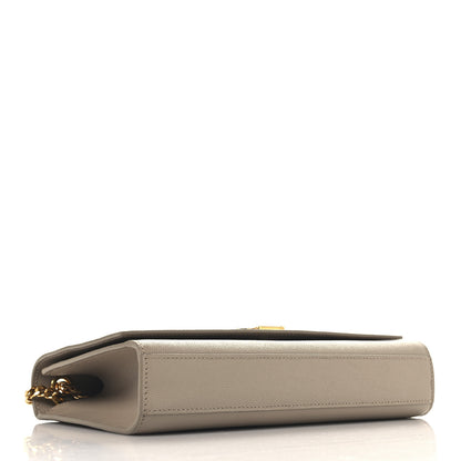 Saint Laurent Grain De Poudre Medium Monogram Kate Satchel Nude Powder 4 of 11