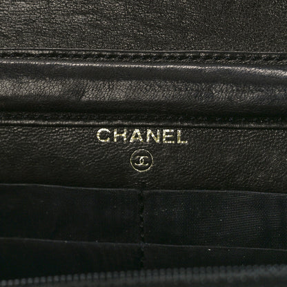 Chanel Caviar CC Wallet on Chain WOC Black 6 of 16