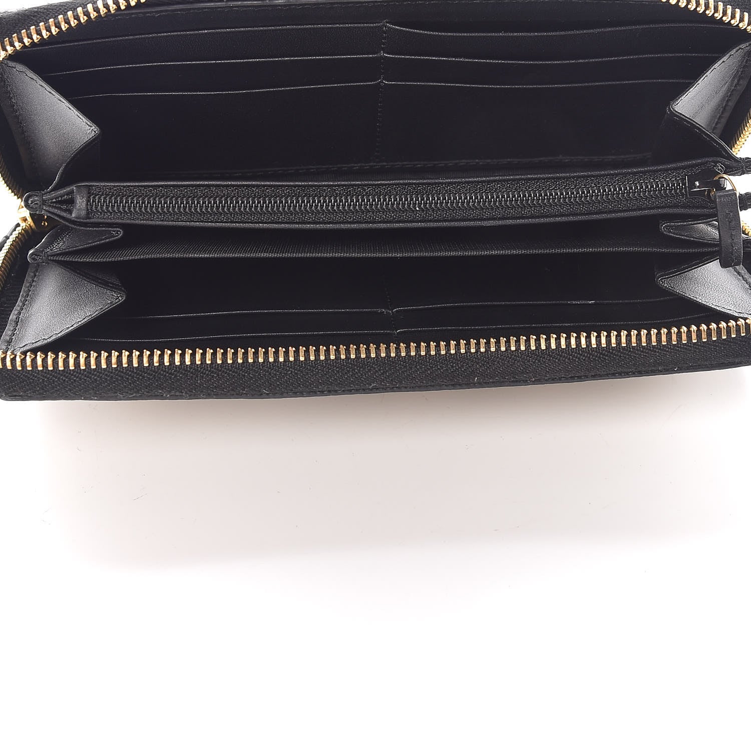 Gucci GG Supreme Monogram Bees Zip Around Wallet 5 of 10