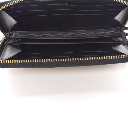 Gucci GG Supreme Monogram Bees Zip Around Wallet 5 of 10