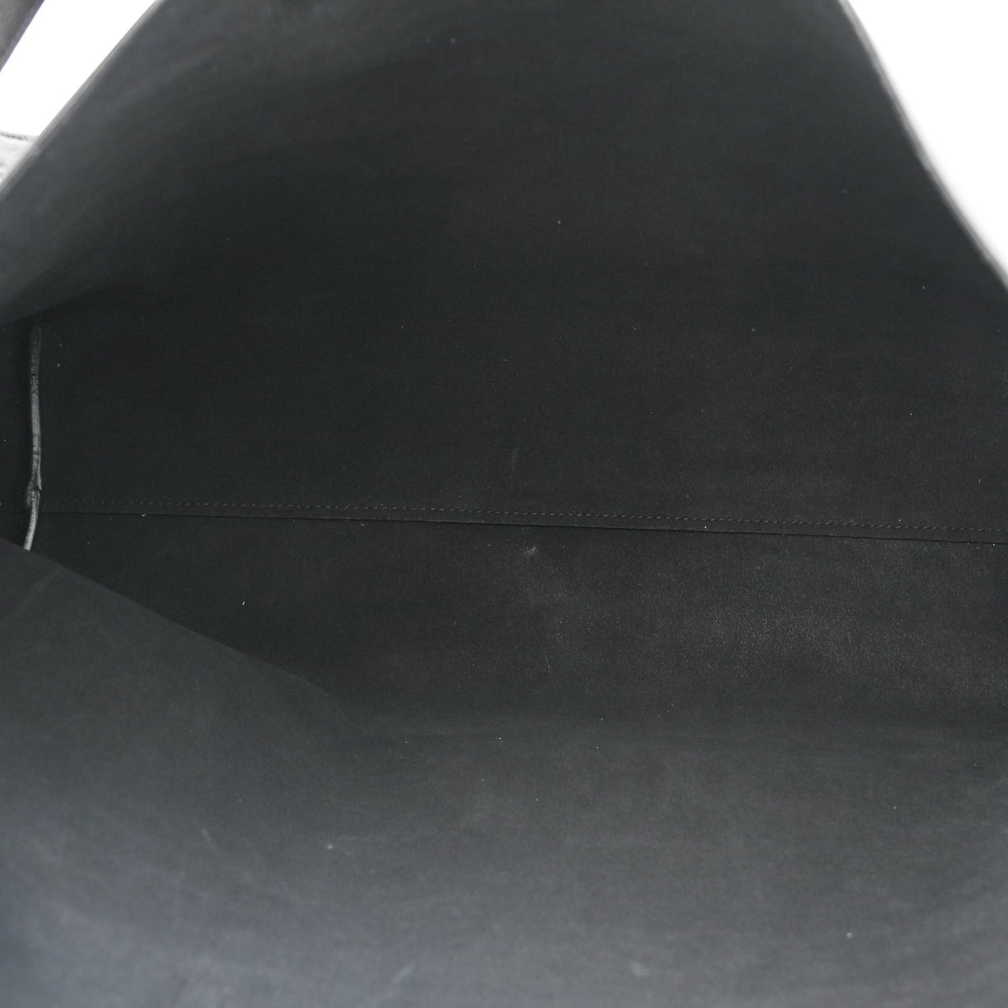 Calfskin East West Shopping Tote Black
