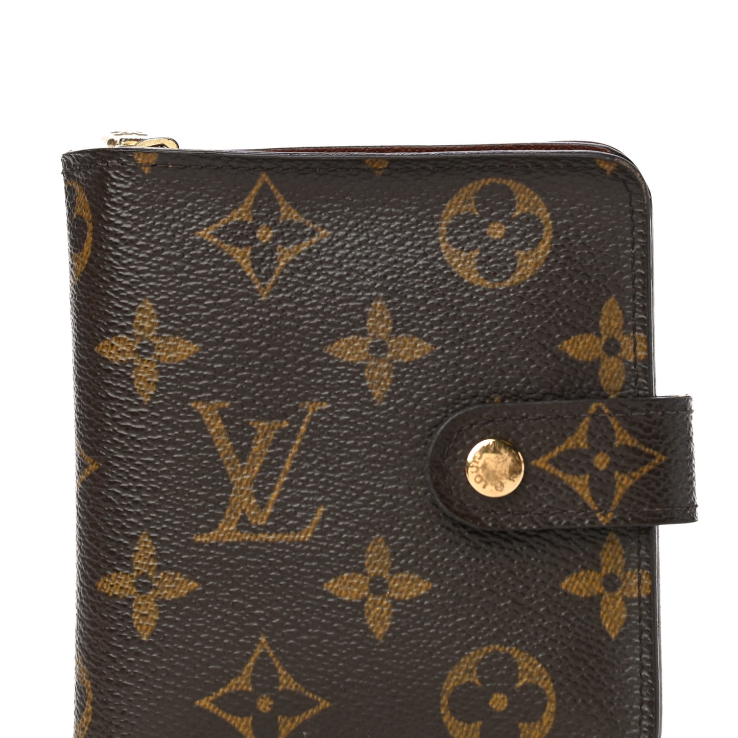 Monogram Compact Zippe Zipped Wallet