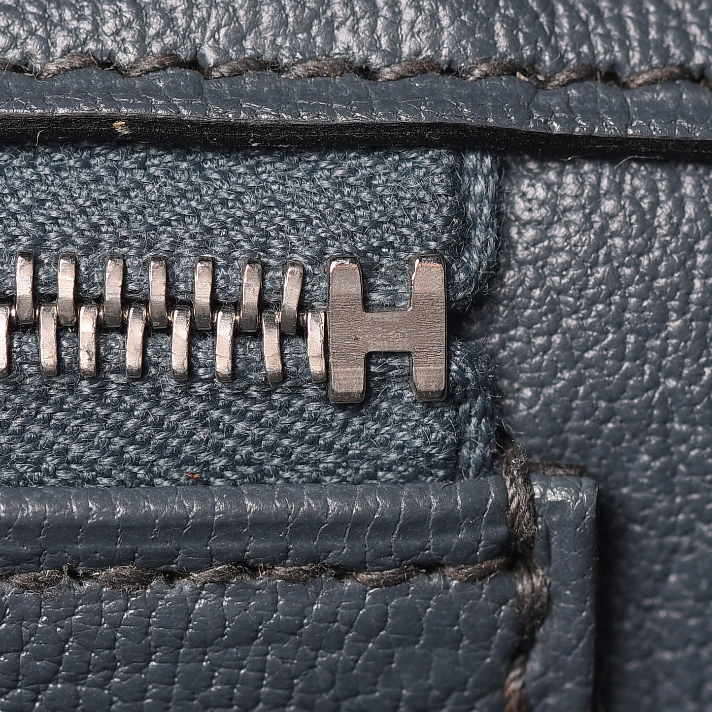 Togo Birkin 35 Bleu Orage