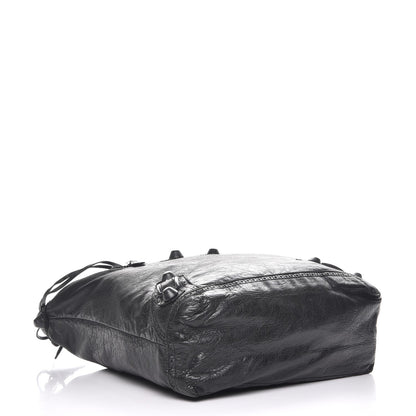 Balenciaga Agneau Giant Brogues Hardware Day Hobo Black 4 of 7