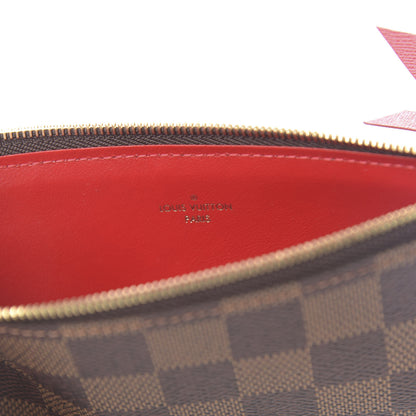 Louis Vuitton Damier Ebene Felicie Chain Wallet Zippered Insert 6 of 6