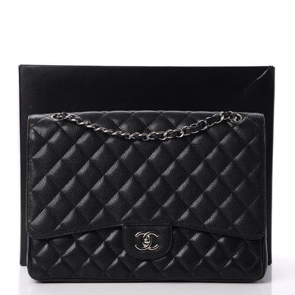 Chanel Caviar Quilted Maxi Single Flap Black 9 of 13